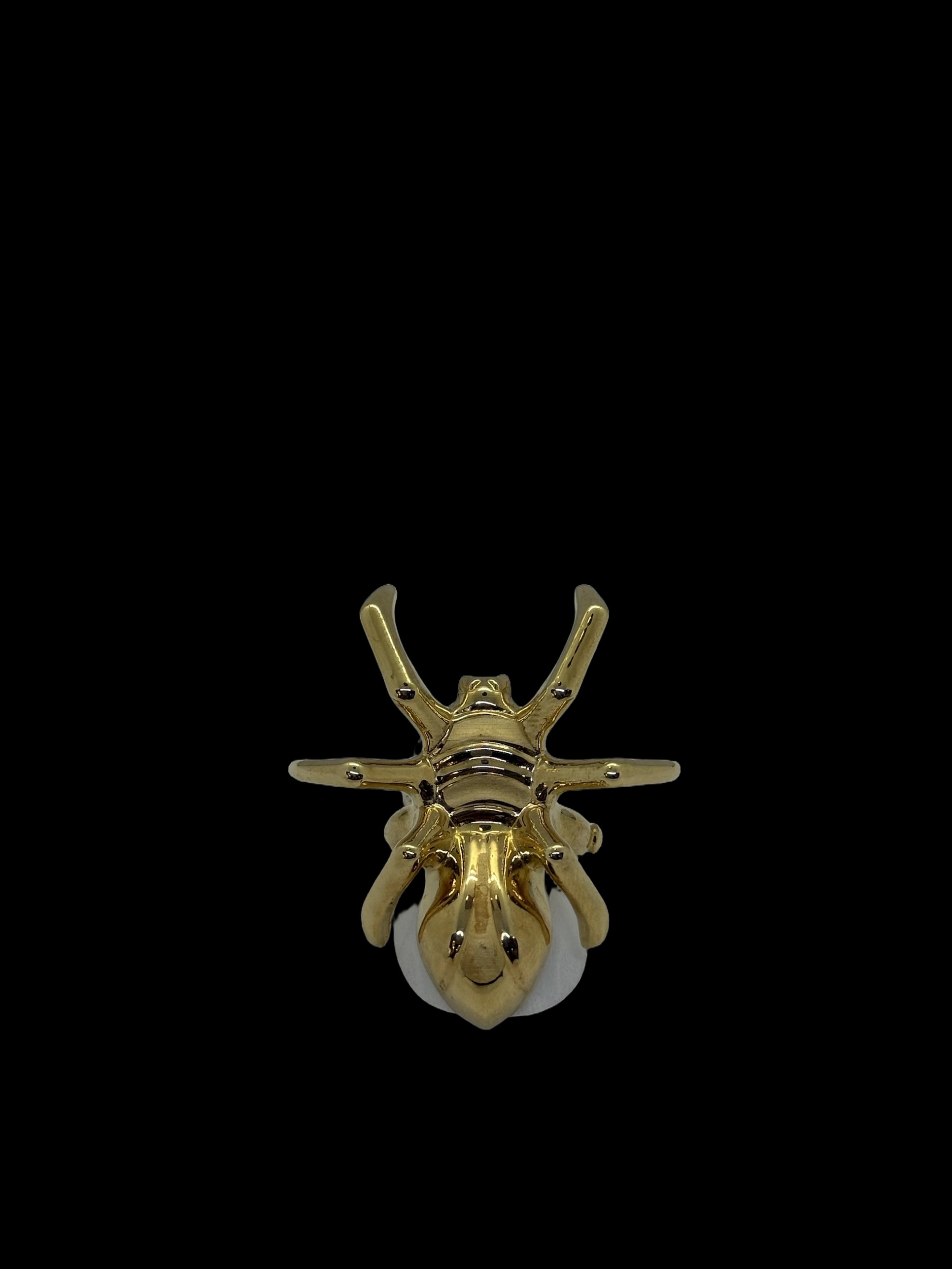 Anello a forma di ragno in oro giallo (2)