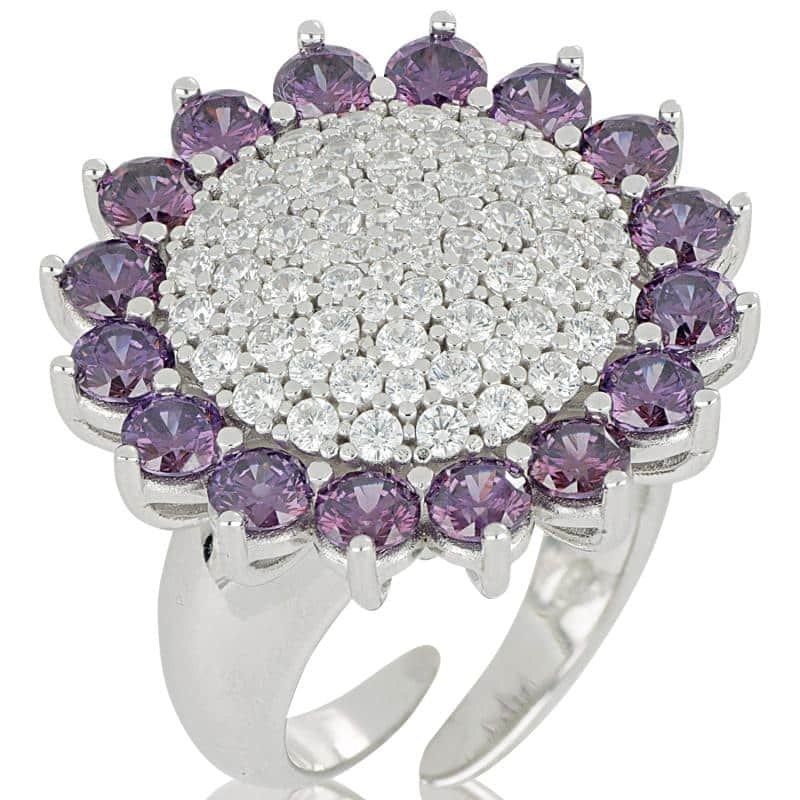 Anello Girasole viola, Artlinea