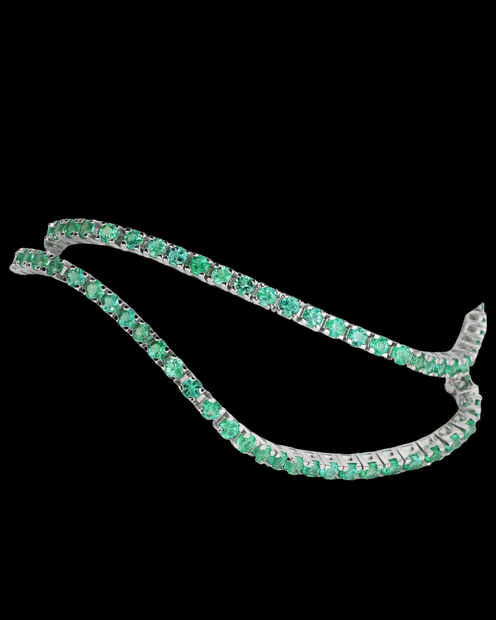 Bracciale Tennis di smeraldi, Artlinea