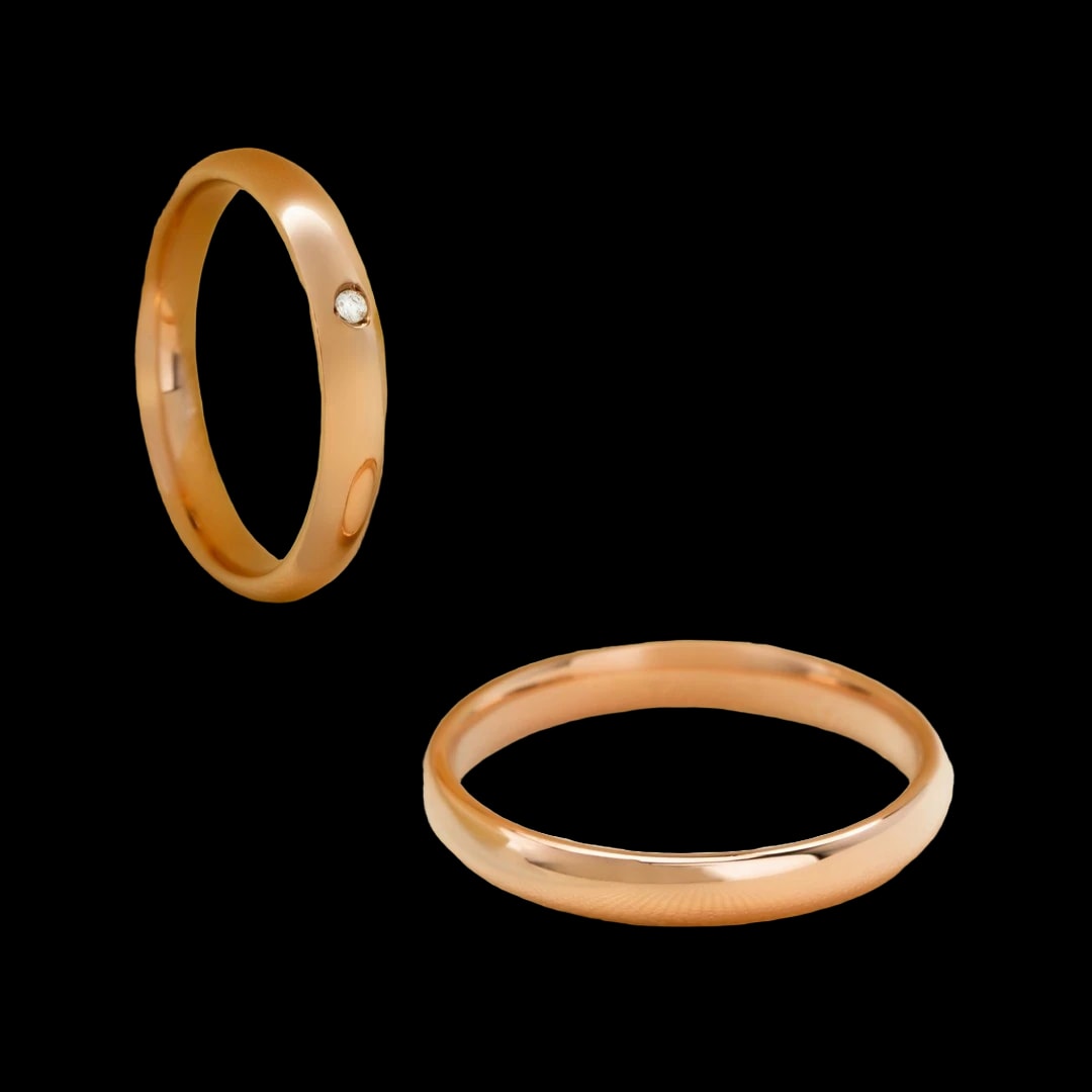 Fedi Forever classiche oro rosa, Artlinea