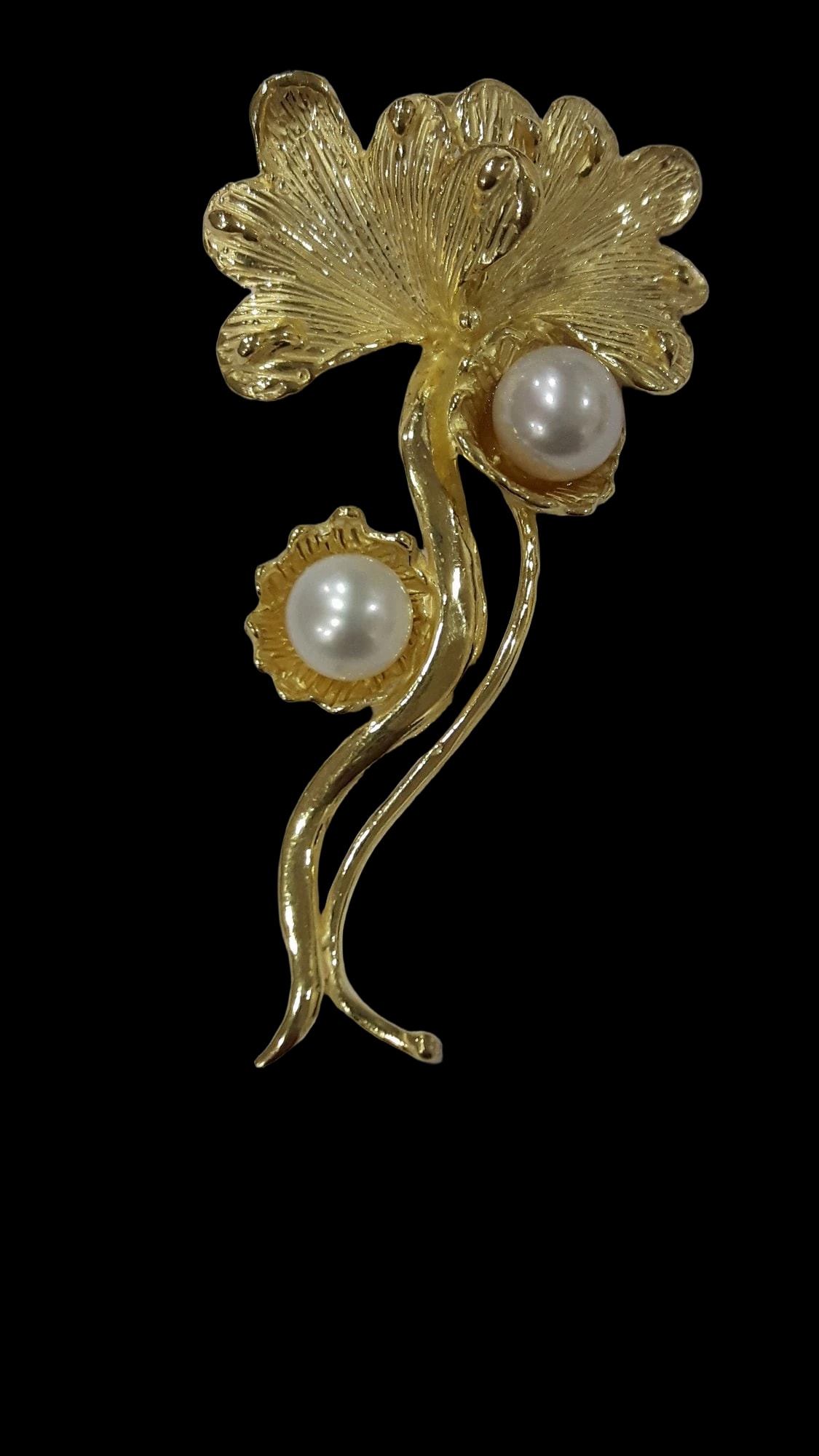 Spilla Fiore con perle