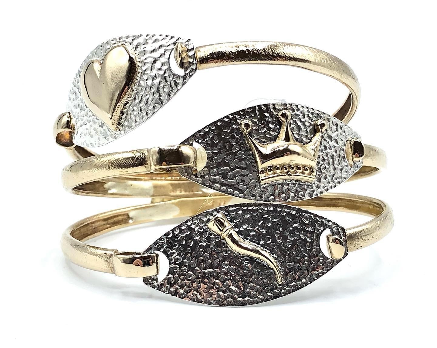 Bracciale Placca Martellata, Dario de Maria
