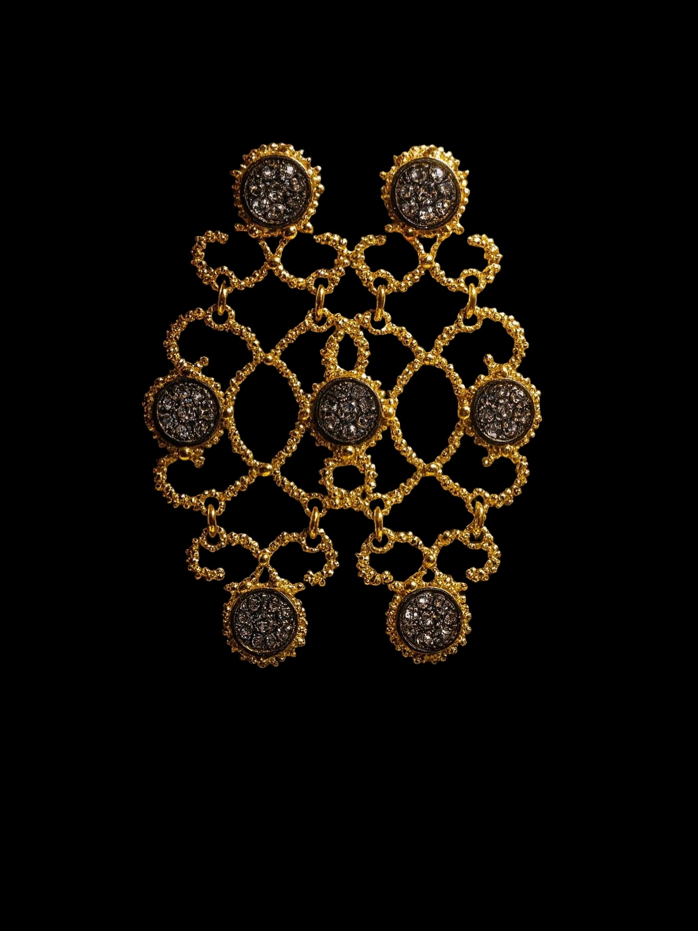 Orecchini Chandelier, Dario de Maria