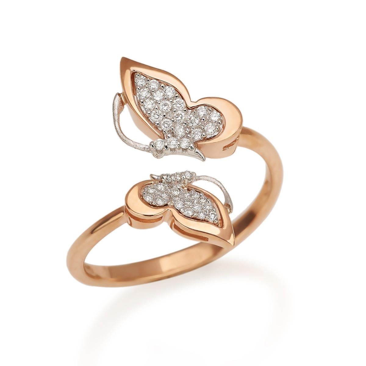 Anello Due Farfalle