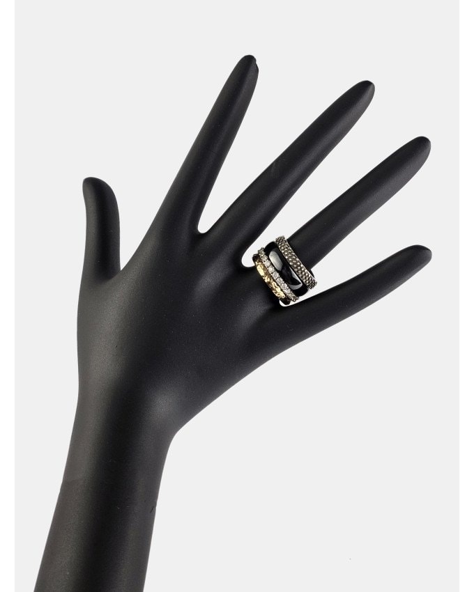 Anello Fascia nera, Styliano Jewellery — foto 2