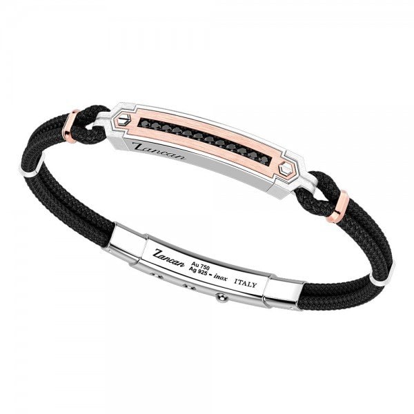 Bracciale Cordino oro rosa, Zancan