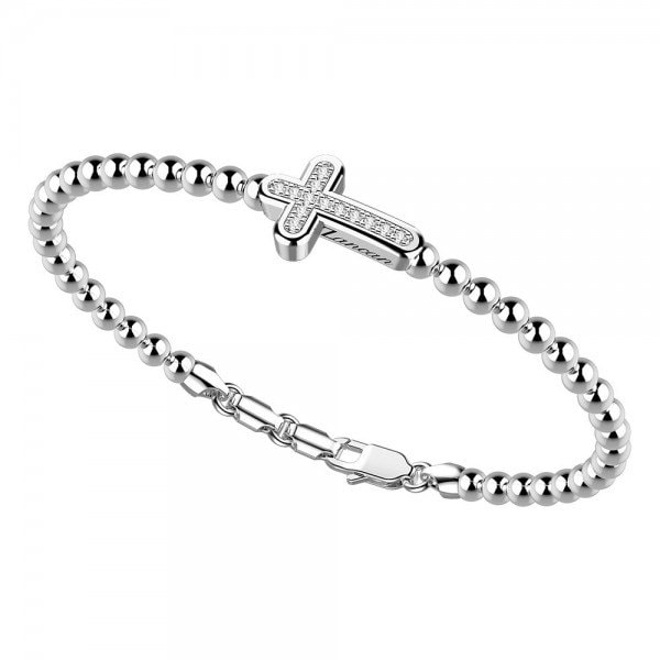 Bracciale Croce pavé, Zancan